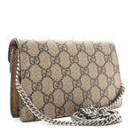 GG Supreme Monogram Super Mini Dionysus Shoulder Bag Taupe