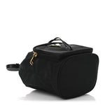Saffiano Tessuto Nylon Mini Bucket Crossbody Bag Black