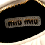 Nappa Matelasse Mini Wander Hobo White