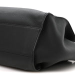 Matte Grained Calfskin Marlo 17 Black