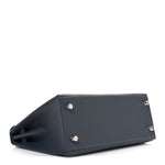 Epsom Tadelakt Chevre Mysore Casaque Etoilee Kelly Sellier 25 Ardoise Black Vert Peppermint