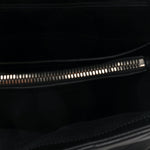 Calfskin Y Quilted Monogram Small Loulou Chain Satchel Black