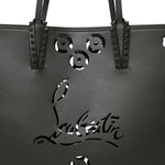 Calfskin Paris CL Logo Perforated Cabata Tote Rocket