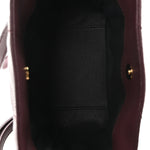 Lambskin Matelasse Monogram Mini Jamie Shoulder Pouch Bag Rouge Cabernet