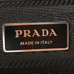 Soft Calfskin Triangle Logo Embossed Tote Sole