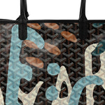 Goyardine Saint Louis Lettres Camouflage PM Black Blue