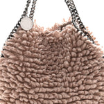 Wool Fur Small Falabella Tote Pink