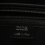 Oblique Grained Calfskin East West Tote Black