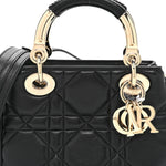 Calfskin Cannage Mini The Lady 95.22 Black