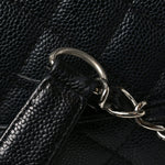 Caviar Quilted Grand Shopping Tote GST Black
