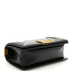 Caviar Quilted Small Boy Flap Black