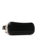 Aged Calfskin Quilted Small Gabrielle Hobo Beige Black