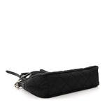 Nylon Tessuto Impuntu Quilted Crossbody Bag Black