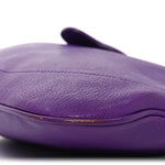 Goatskin Medium Aphrodite Shoulder Bag Shine Purple