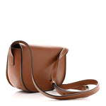 Smooth Calfskin Studded Cuir Triomphe Folco Crossbody Bag Tan