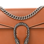Calfskin Small Dionysus Shoulder Bag Harness Brown