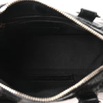 Agneau Arena Mini Le Cagole Duffle Crossbody Bag Black
