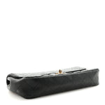Caviar Quilted East West Flap Black