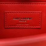 Suede Star Medium Classic Monogram Kate Satchel Berry Red