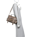Lambskin PS1 Medium Satchel Smoke