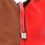 Taurillon Clemence Casaque Picotin Lock 22 MM Gold Rouge De Coeur