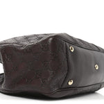 Guccissima Medium Princy Tote Dark Brown