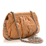 Washed Lambskin Medium Chain Around Messenger Brown