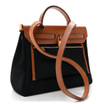 Military Toile Vache Hunter Herbag Zip Retourne 31 PM Black Fauve