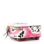 City Calfskin Tie Dye Print Mini Odette Backpack White Pink Black