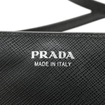 Saffiano Metal Flap Wallet With Strap Black