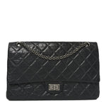 Aged Calfskin Quilted 2.55 Reissue 226 Flap Grey