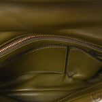 Lambskin Embossed Mini GG Milano Top Handle Shoulder Bag Green