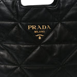 Nappa Quilted Medium Dynamique Tote Black
