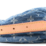Monogram Denim Croissant MM Blue