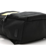 Nylon Vitello Elite Monster Eyes Rounded Backpack Black Yellow