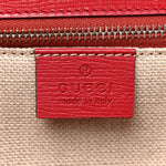 Shangai Calfskin Small Classic Bamboo Top Handle Bag Romantic Cerise