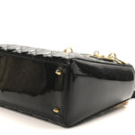 Patent Cannage Medium Lady Dior Black