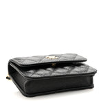 Caviar Quilted Belt Bag Black