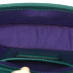 Calfskin Serpenti Forever Flap Clutch Emerald Green