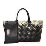 Nappa Intrecciato PVC Medium Cabat Black