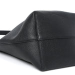Grained Calfskin Medium N/S Park Tote Black
