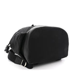 Nylon Grained Calfskin Watson Diaper Bag Black
