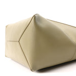 Shiny Calfskin Medium Puzzle Fold Tote Dark Khaki