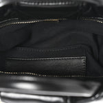 Lambskin Quilted Mini Bow Bag Black