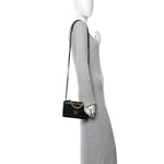 Lambskin Quilted Chanel 19 Wallet On Chain WOC Black