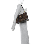 Monogram Flower Tote Black