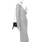 Grain De Poudre Matelasse Monogram Mini Lou Camera Bag Black