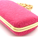 Jersey Monogram Motard Minaudiere Clutch Pink