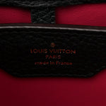 Taurillon Capucines MM Black Fuchsia