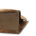 Suede Medium Kit Cabas Khaki
